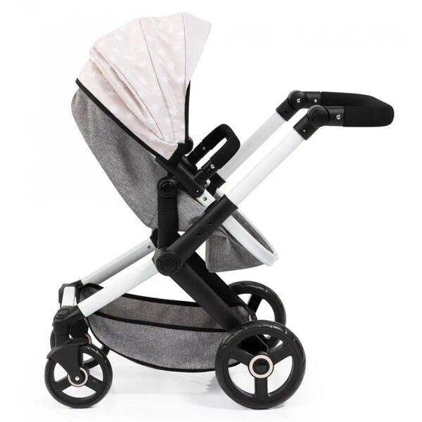 Bayer Design Xeo 2 in 1 verstellbarer Puppenwagen Beige für Kinder