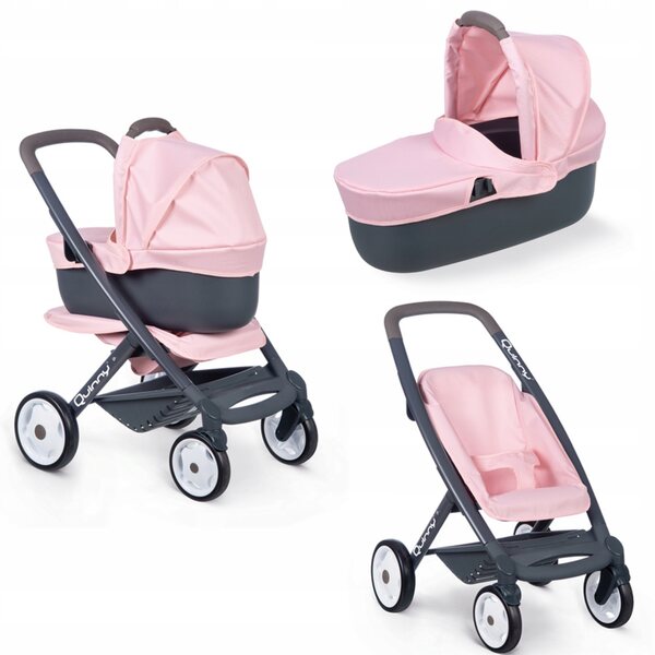 Smoby Maxi-Cosi Quinny 3 i 1 dukkevogn - klapvogn og barnevogn