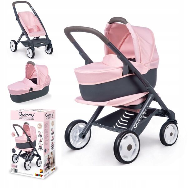 Smoby Maxi-Cosi Quinny 3 i 1 dukkevogn - klapvogn og barnevogn