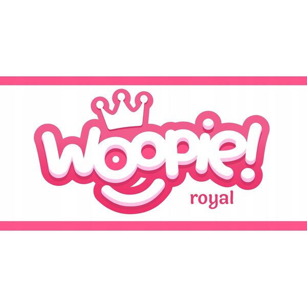 Leichter, faltbarer Kinderwagen für Woopie-Puppen, verziert mit beigen Blumen