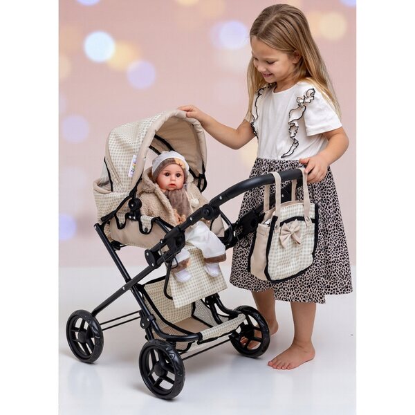Doris 3in1 Puppenwagen mit Gondel, Kinderwagen und Tasche: Spaß und Funktionalität