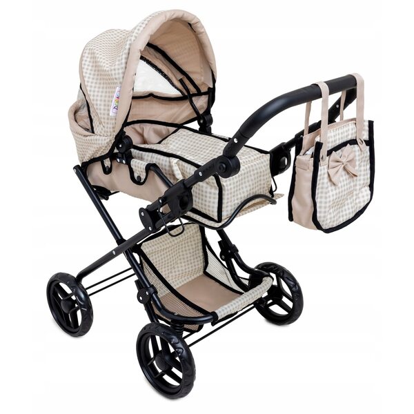 Doris 3in1 Puppenwagen mit Gondel, Kinderwagen und Tasche: Spaß und Funktionalität