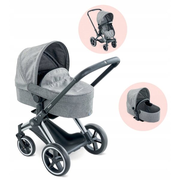 Cybex Priam Corolle 3 in 1 Puppenwagen mit Kinderwagen und Babywanne