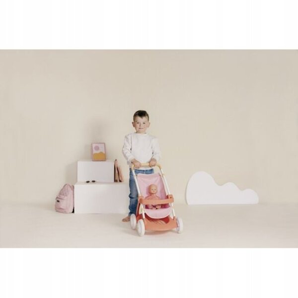 Smoby Baby Nurse Sportkinderwagen für Puppen, widerstandsfähig und leicht zu reinigen