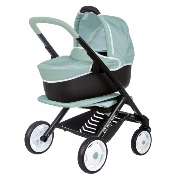 Smoby Puppenwagen 3 in 1 Maxi Cosi Quinny Grün für Kinder ab 3 Jahren