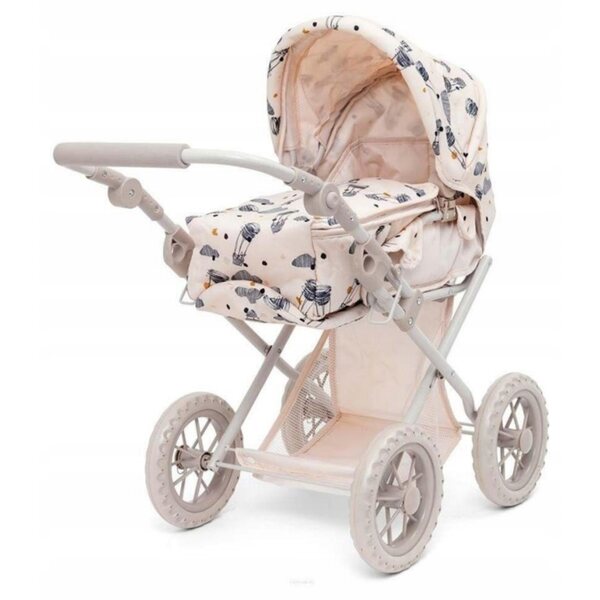 3 in 1 Micki Skrallan Puppenwagen mit Gondel und verstellbarem Sitz