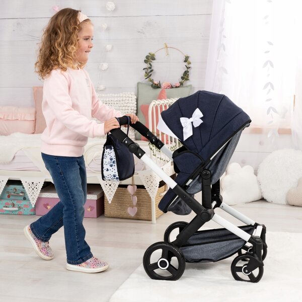 Bayer Design Puppenwagen XEO 2 in 1 mit stabilem Gestell und elegantem Design