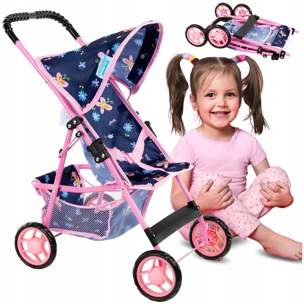 Kinderplay leichter und faltbarer Puppenwagen, Aluminiumstruktur