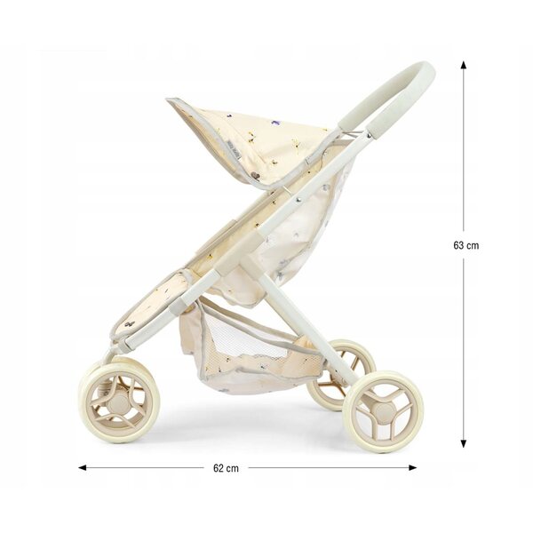 Milly Mally Susie: Passeggino per Bambole con Cappottina e Ruote in Schiuma