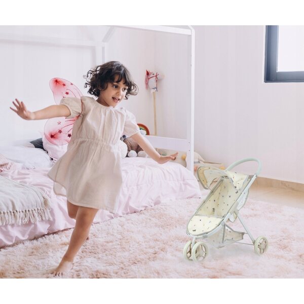Milly Mally Susie: Passeggino per Bambole con Cappottina e Ruote in Schiuma