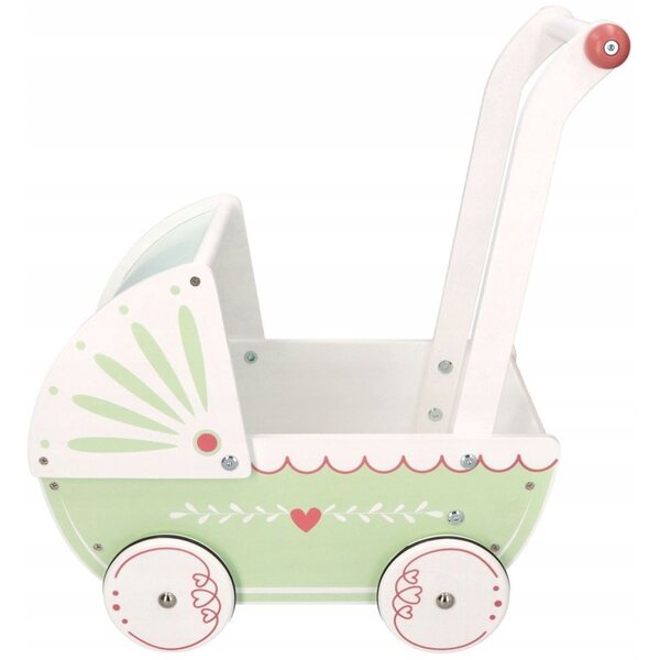 Houten poppenwagen - een veilige, duurzame en ergonomische duwer voor de kleintjes