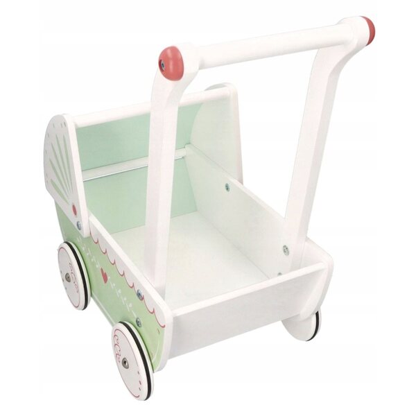 Houten poppenwagen - een veilige, duurzame en ergonomische duwer voor de kleintjes