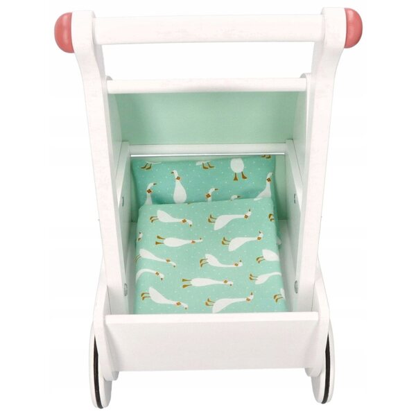 Houten poppenwagen - een veilige, duurzame en ergonomische duwer voor de kleintjes