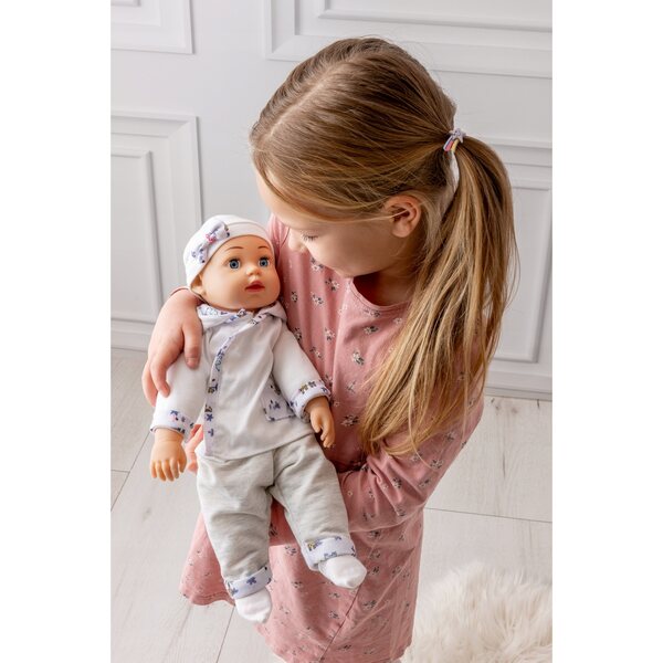Doris 3-in-1-Puppenwagen mit sprechender Puppe: geht und sinkt