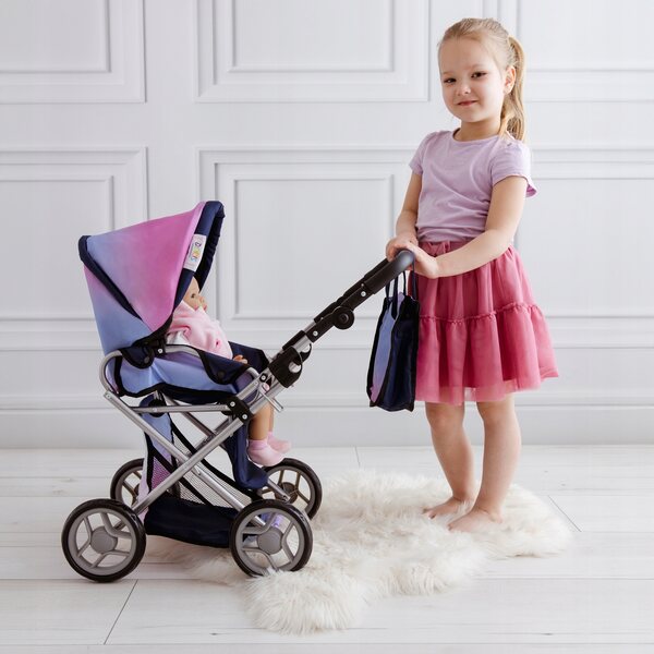 Doris 3-in-1-Puppenwagen mit sprechender Puppe: geht und sinkt