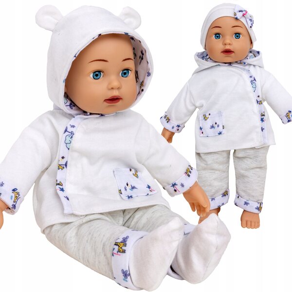 Doris 3-in-1-Puppenwagen mit sprechender Puppe: geht und sinkt