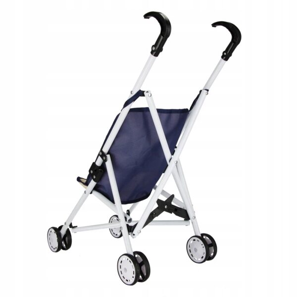 Mega kreativer Marineblau-Metallic-Sonnenschirm-Puppenwagen