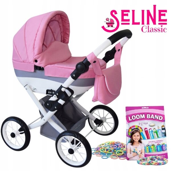 Deep Seline Classic 2026 Klappbarer Puppenwagen mit Zubehör