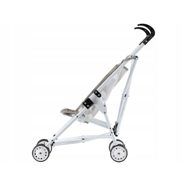 Carrozzina Profonda per Bambole Bayer Design Pieghevole con Grafica Decorativa