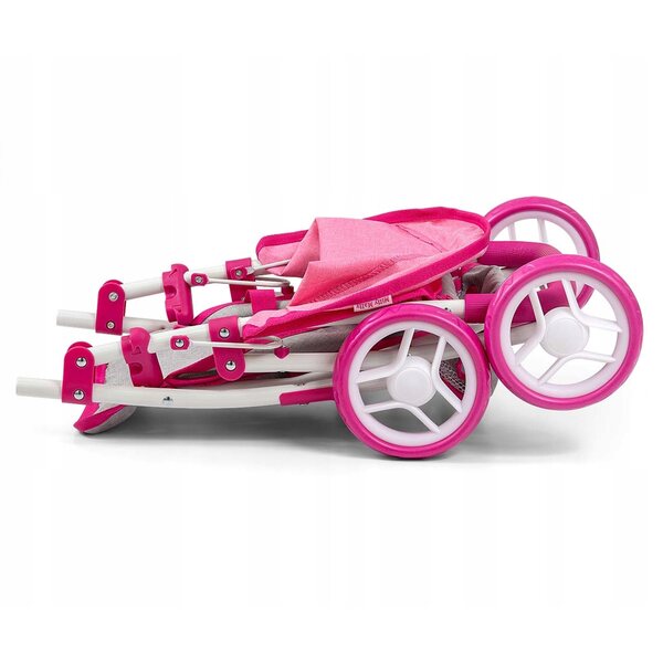 Opvouwbare poppenwagen met luifel Milly Mally Natalie 3+