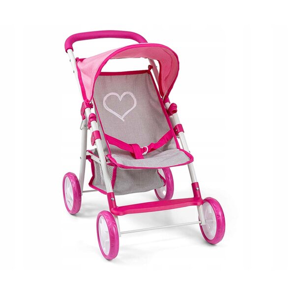 Opvouwbare poppenwagen met luifel Milly Mally Natalie 3+