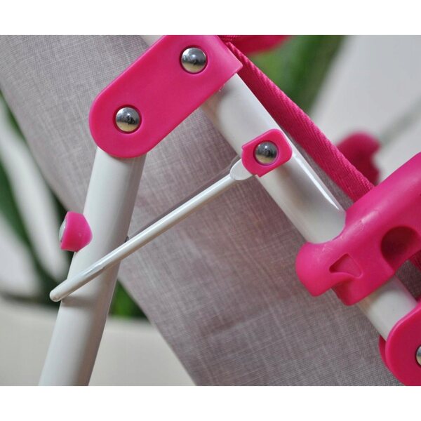 Milly Mally Kate Prestige Rosa Puppenwagen mit Zubehör und widerstandsfähiger Struktur