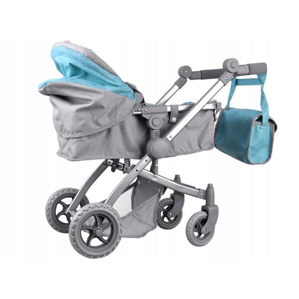 Jokomisiada 2in1 Puppenwagen – Gondel und Kinderwagen, leicht und funktional