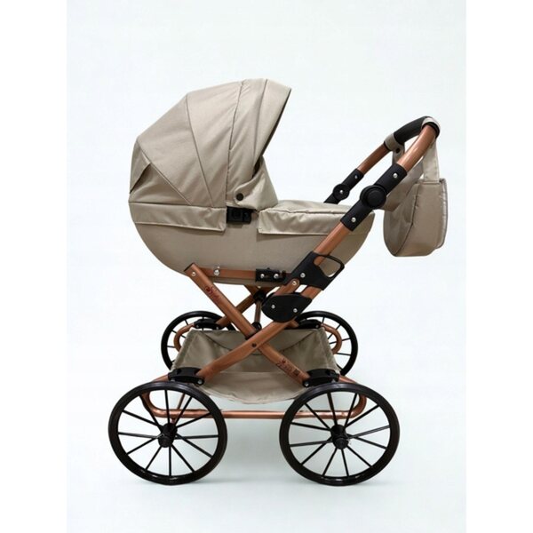 Passeggino per bambole pieghevole profondo Seline Retro 2026 - giocattolo per bambini dai 18 mesi in su