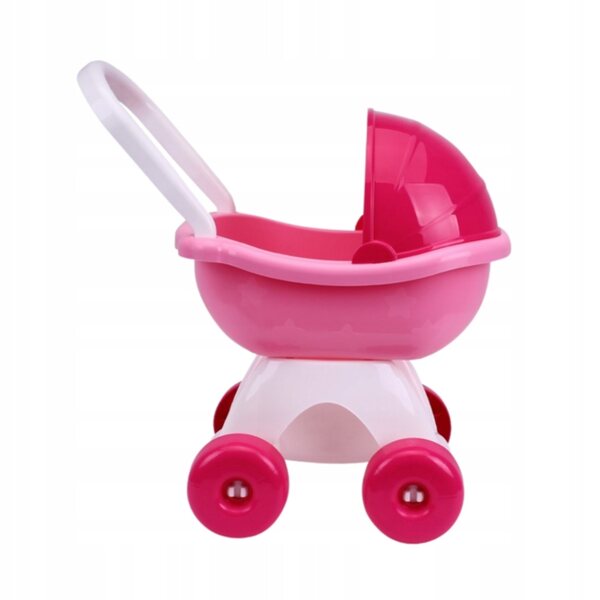 Tiefer Technok-Puppenwagen mit funktionellem Design und stabilen Rädern