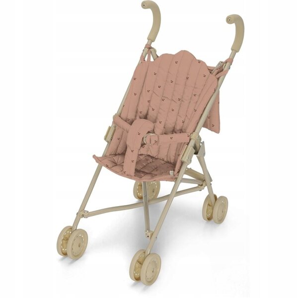 Konges Sløjd Puppenwagen rosa, geeignet für Puppen bis 40 cm