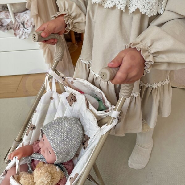 Leichter und stabiler Woopie Royal faltbarer Puppenwagen für Kinder