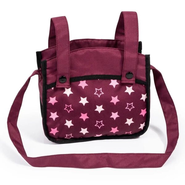 Bayer Design 2in1 Combi XEO Puppenwagen, bordeaux, mit Tasche und verstellbarem Griff