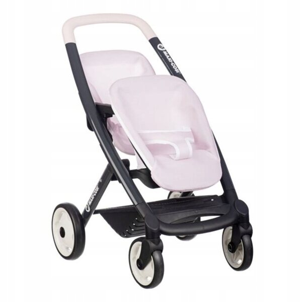 Maxi-Cosi Zwillingskinderwagen für Puppen rosa, ab 3 Jahren, Quinny-Design