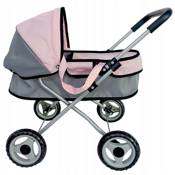 Puppenwagen für Deep Dolls Kinderwagen Gondola BD2114 Pink