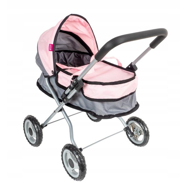 Bambolina Passeggino per bambole Deep Passeggino Gondola BD2114 Rosa