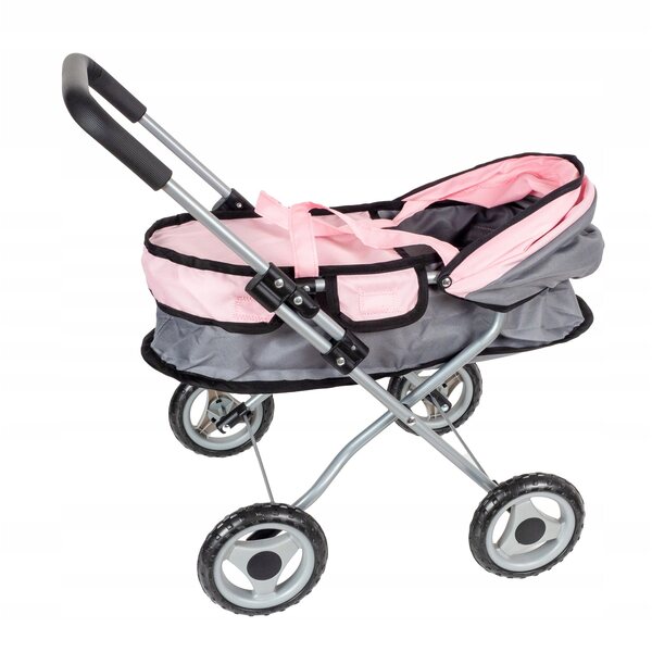 Bambolina Passeggino per bambole Deep Passeggino Gondola BD2114 Rosa