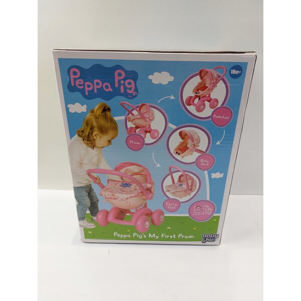 Peppa Pig 4 in 1 leichter und funktioneller Puppenwagen HTI 18m+