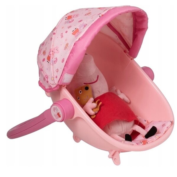 Peppa Pig 4 in 1 leichter und funktioneller Puppenwagen HTI 18m+
