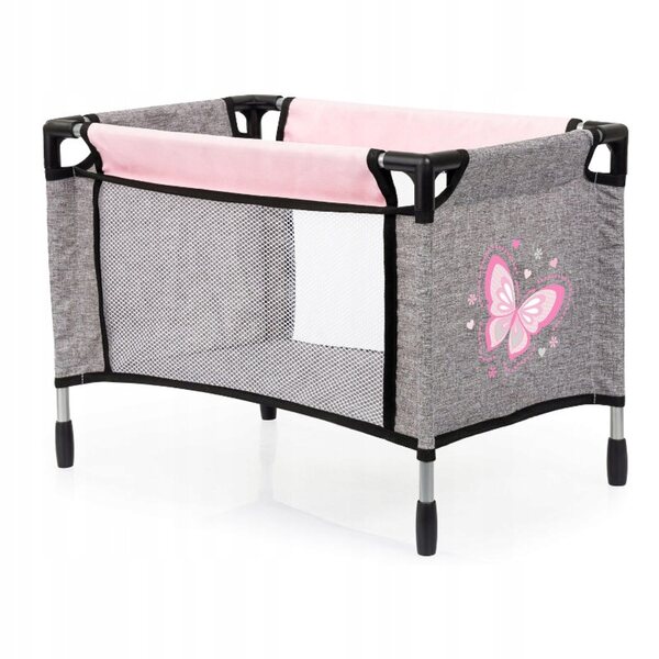 Bayer Design XEO 2 in 1: Grauer Puppenwagen mit komplettem Zubehör