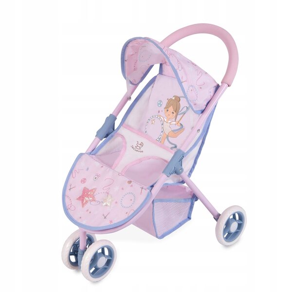 DeCuevas Gala Puppenwagen mit Ballerina-Puppe und Aluminiumstruktur