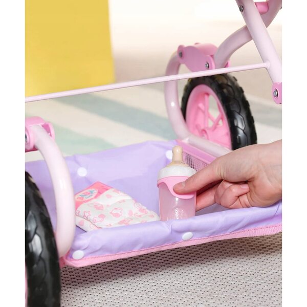 BABY BORN Zapf multifunktionaler Puppenwagen, Stubenwagen und verstellbarer Kinderwagen