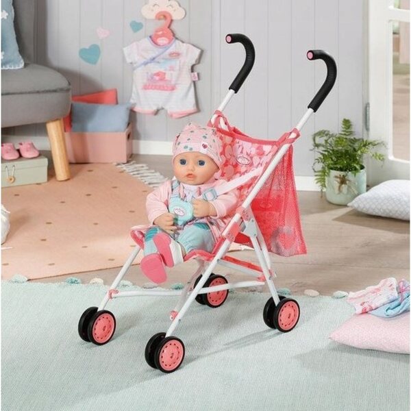Bunter Zapf Baby Annabell Active Kinderwagen Puppenwagen für Kinder ab 3 Jahren