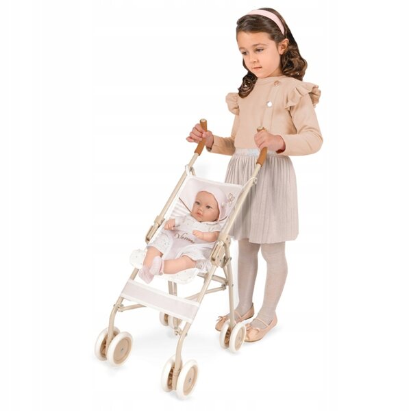 Grande passeggino per bambole Verona DeCuevas Toys 90178, pieghevole e leggero