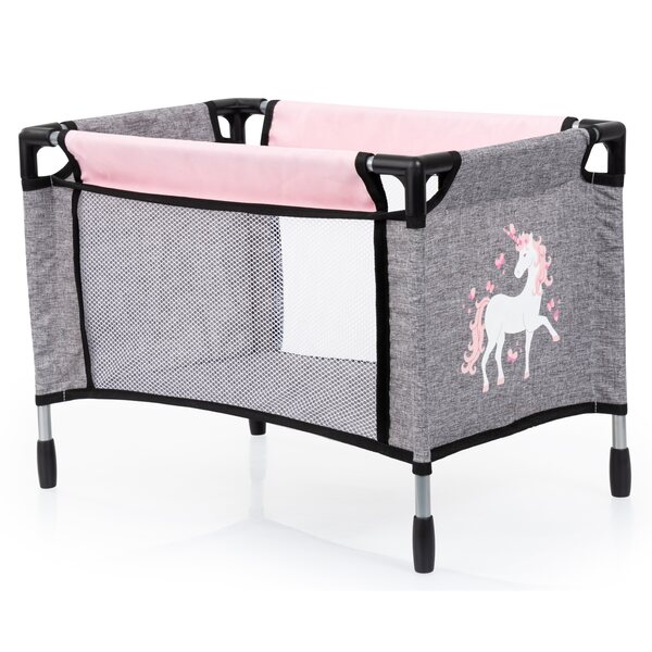 Bayer Design Mega Set 3 in 1: Kinderwagen, Kinderbett und verstellbarer Puppenhalter