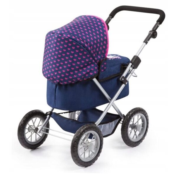 Bayer Deep Puppenwagen, trendiges Design, Marineblau, für Kinder ab 3 Jahren