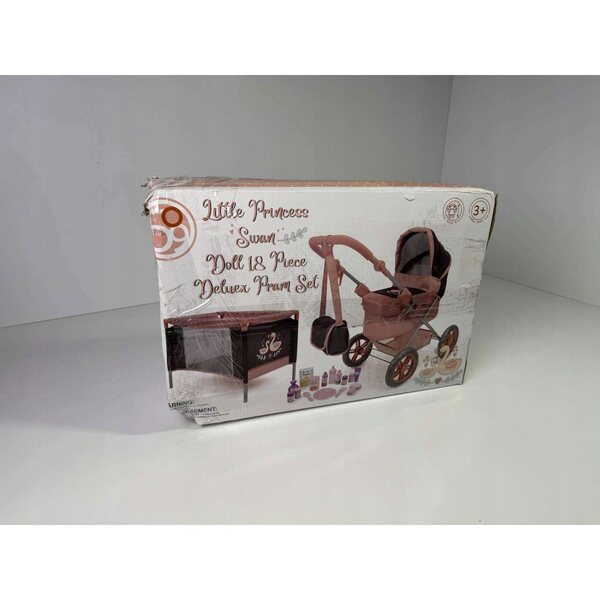 509 Crew Little Swan Deluxe Puppenwagen mit Zubehör, ab 3 Jahren
