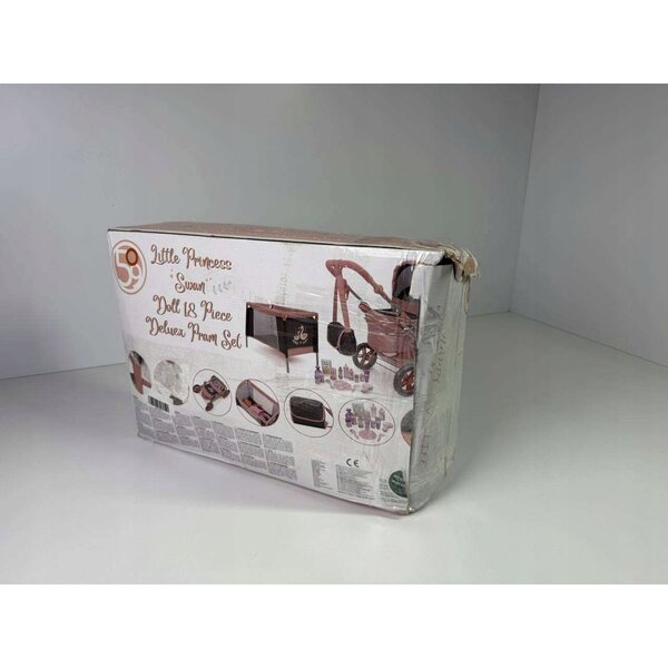 509 Crew Little Swan Deluxe Puppenwagen mit Zubehör, ab 3 Jahren