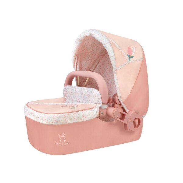 DeCuevas 80574 3-in-1-Klappwagen für Puppen mit Tasche Tulipe 70 cm