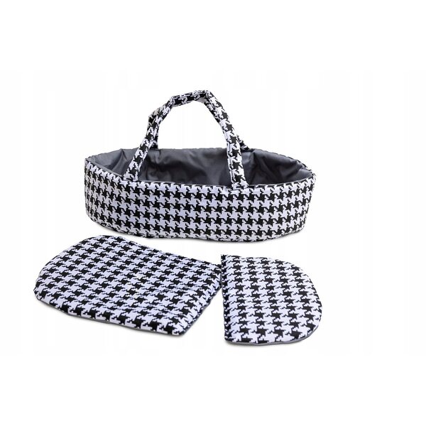 3 in 1 Puppenwagen Doris 9346 – tief, Kinderwagen, Tasche, Babytrage