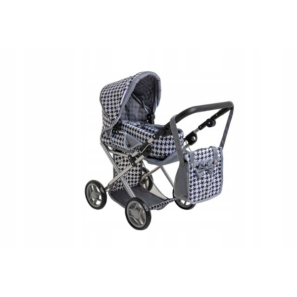 3 in 1 Puppenwagen Doris 9346 – tief, Kinderwagen, Tasche, Babytrage